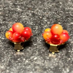 Beaded Clip on earrings
